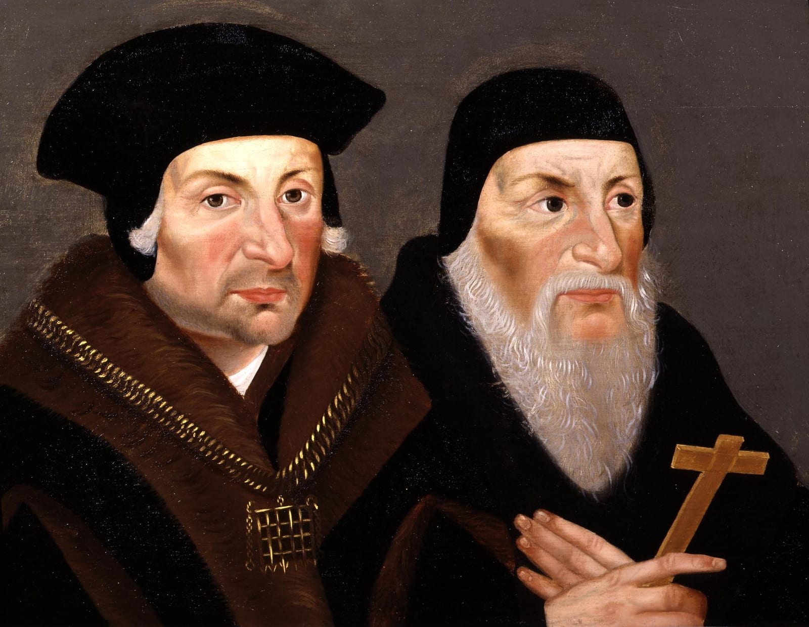 Portrait or photograph of Thomas More: Sir Thomas More and Bishop John Fisher