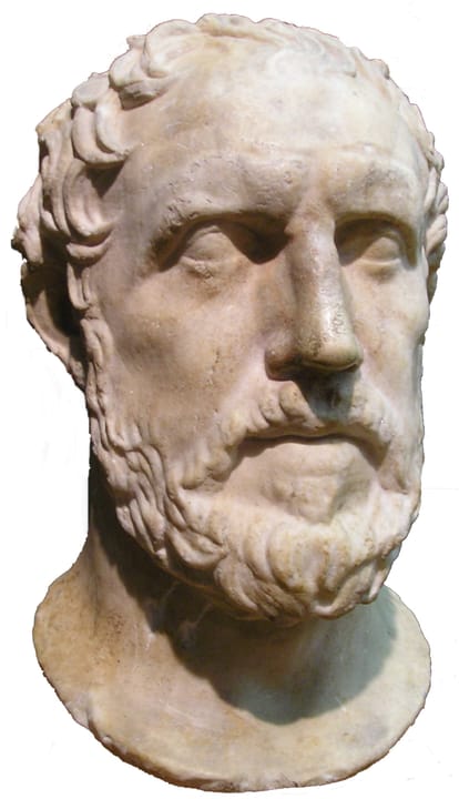 Portrait or photograph of Thucydides: Thucydides-bust-cutout ROM