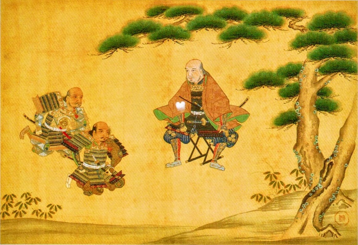Portrait or photograph of Tokugawa Ieyasu: "Portrait of Tokugawa Ieyasu at the Battle of Nagakute", painted in 17th century, a collection of Tokugawa Art Museum