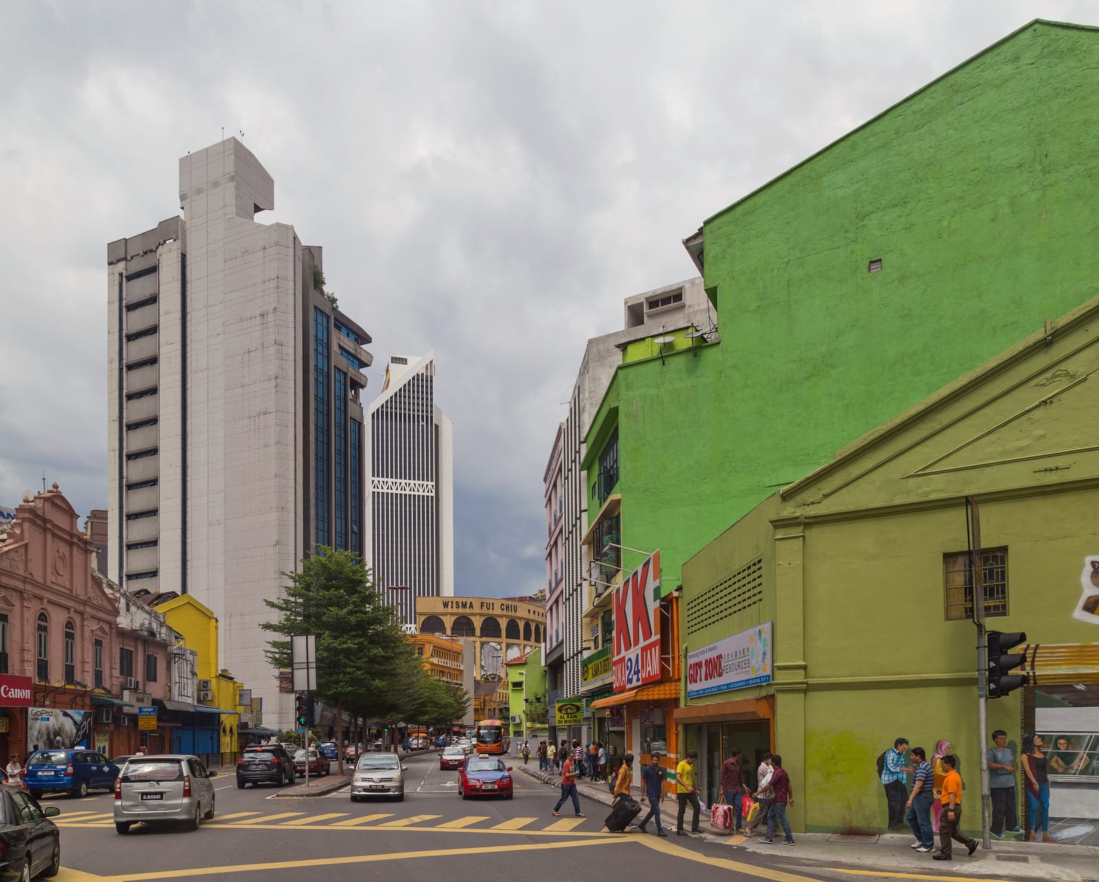 Portrait or photograph of Tun Tan Cheng Lock: Tun Tan Cheng Lock Street (Jalan Tun Tan Cheng Lock). Kuala Lumpur , Malaysia.