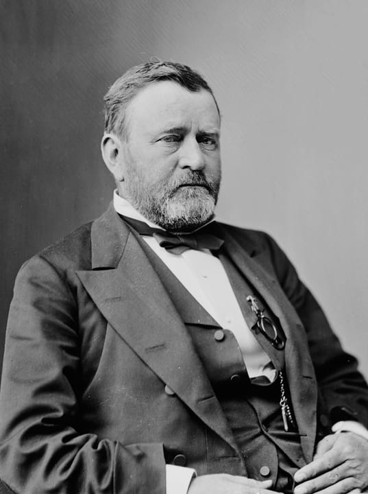 Portrait or photograph of Ulysses S. Grant: Photograph of President Ulysses S. Grant , by Mathew Brady , c. 1870-80