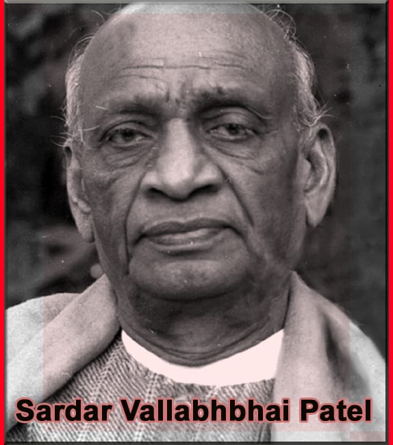 Portrait or photograph of Vallabhbhai Patel: Sardar Vallabhbhai Patel, popularly known as ‘the Iron Man of India’, was a great freedom activist and leader of th