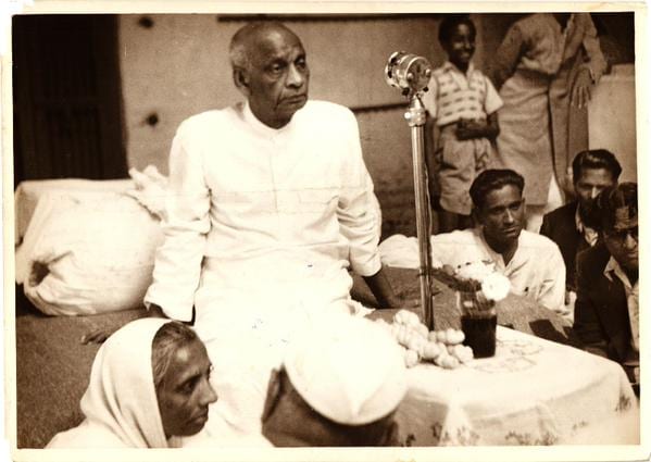 Portrait or photograph of Vallabhbhai Patel: PM pays tributes to Sardar Vallabhbhai Patel on his Punya Tithi