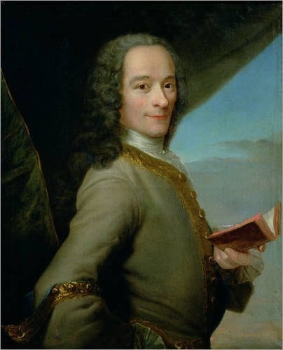 Portrait or photograph of Voltaire: Depicted person: François-Marie Arouet (1694–1778), known as Voltaire, French Enlightenment writer and philosopher