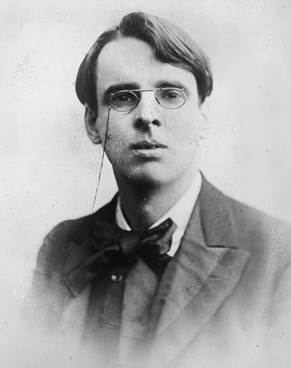 Portrait or photograph of W. B. Yeats: W. B. Yeats (1865–1939), Irish poet.