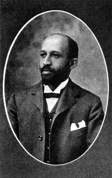 Portrait or photograph of W. E. B. Du Bois: African American author, educator, and political activist W. E. B. Du Bois .