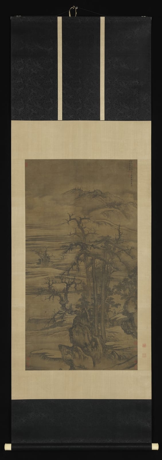 Work or historical image connected to Wang Wei: China; Hanging scroll; Paintings