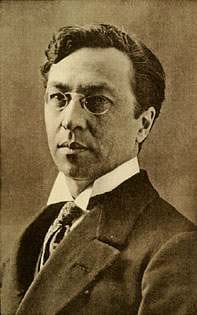 Portrait or photograph of Wassily Kandinsky: Anonymous. Wassily Kandinsky. c 1913. From Wassily Kandinsky (1913). Rückblicke. Berlin: Sturm Verlag.