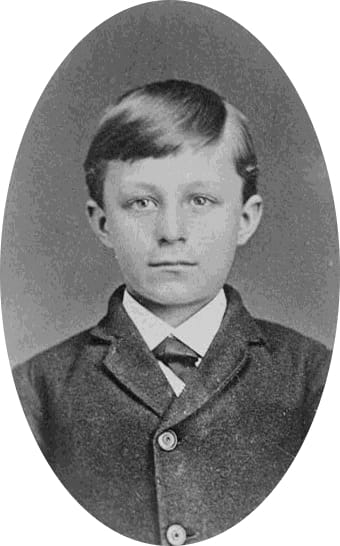 Portrait or photograph of Wilbur Wright: Wilbur Wright, child photo portrait