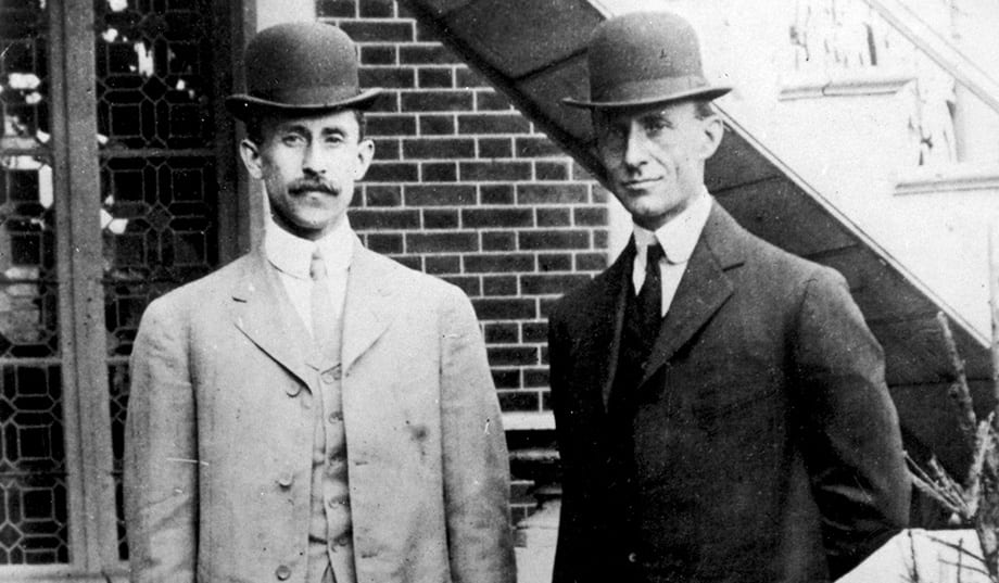 Portrait or photograph of Wilbur Wright: Wright Brothers