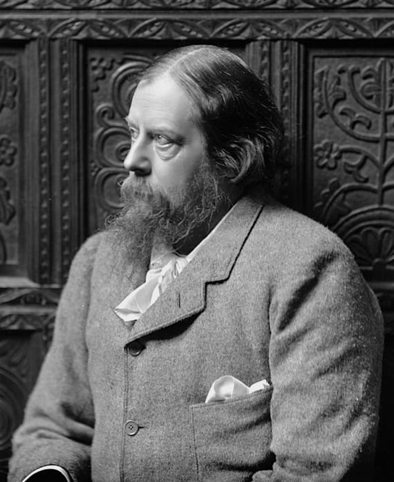 Portrait or photograph of William Blake: British painter Sir William Blake Richmond (1842 - 1921).