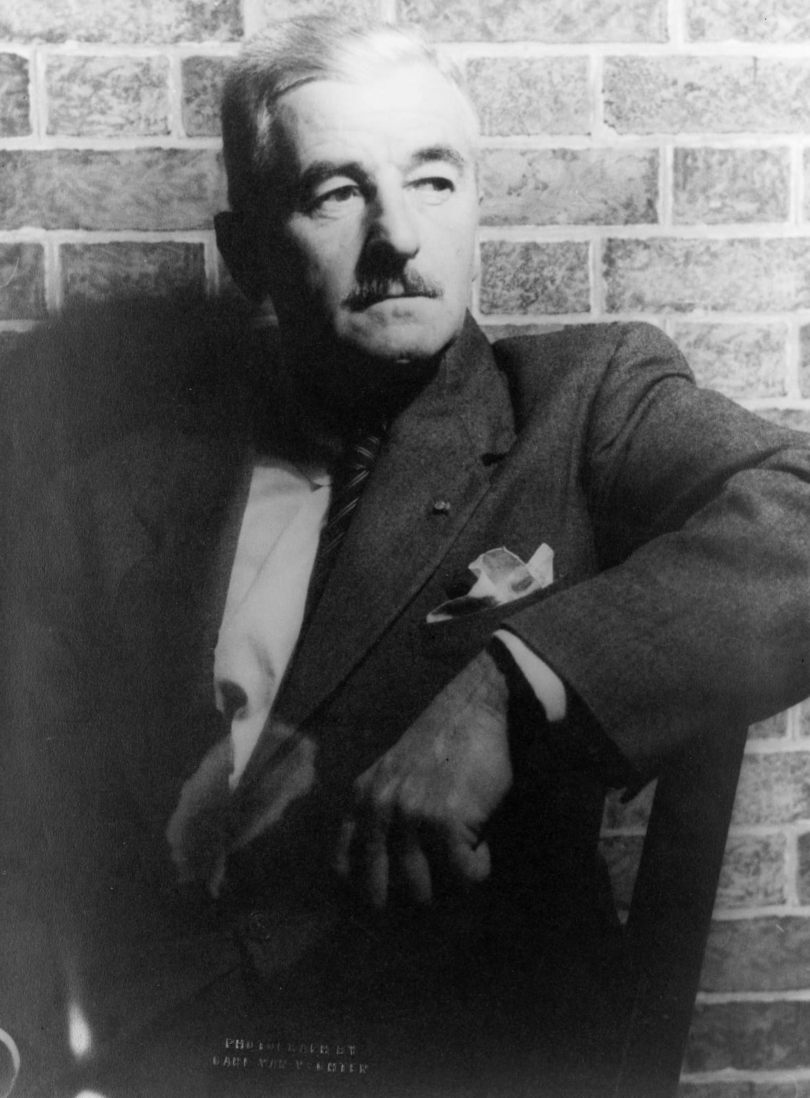 Portrait or photograph of William Faulkner: William Faulkner , 1954