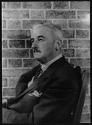Portrait or photograph of William Faulkner: Title: Portrait of William Faulkner Abstract: 1 photographic print : gelatin silver.