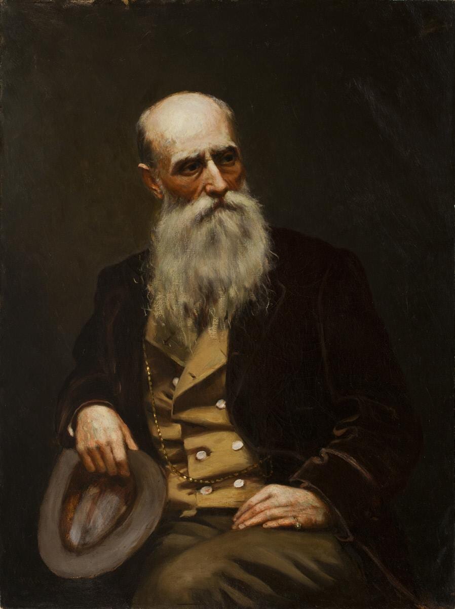 Portrait or photograph of William Morris: Helen Mary Knowlton - Portrait of William Morris Hunt - 1880