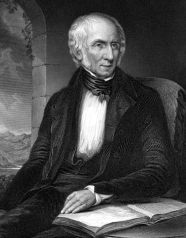 Portrait or photograph of William Wordsworth: Afb. zelfde schilderij op Commons maar dan minder ingezoomd op midden van schilderij