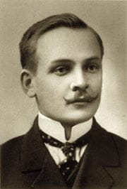 Portrait or photograph of Yanka Kupala: Yanka Kupala (1882-1942), the photo taken in 1908 when he worked for "Наша ніва" magazin in Vilnus, during the first job