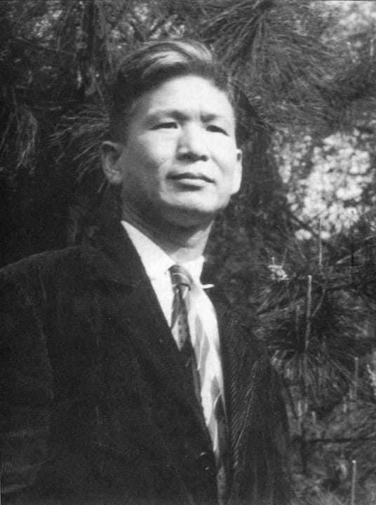Portrait or photograph of Yin Hai-kuang: Yin Foo-sun, a renowned liberalism scholar of Taiwan that suppressed by the authorities.