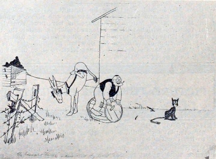 Photograph or image of Maud: Illustration of a review in The Moving Picture World