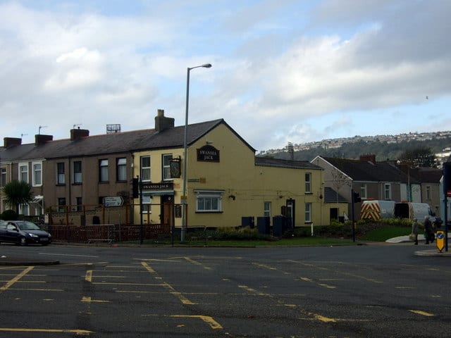 Photograph or image of Swansea Jack: The Swansea Jack on Oystermouth Road The pub stands on the corner of Bathurst Street where there is a major intersection wi